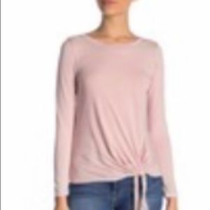 NWT Light Pink Side Tie Shirt